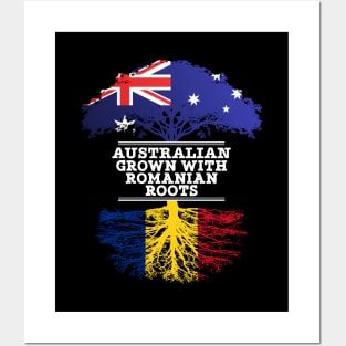 Australian Grown With Romanian Roots - Gift for Romanian With Roots From Romania Posters and Art